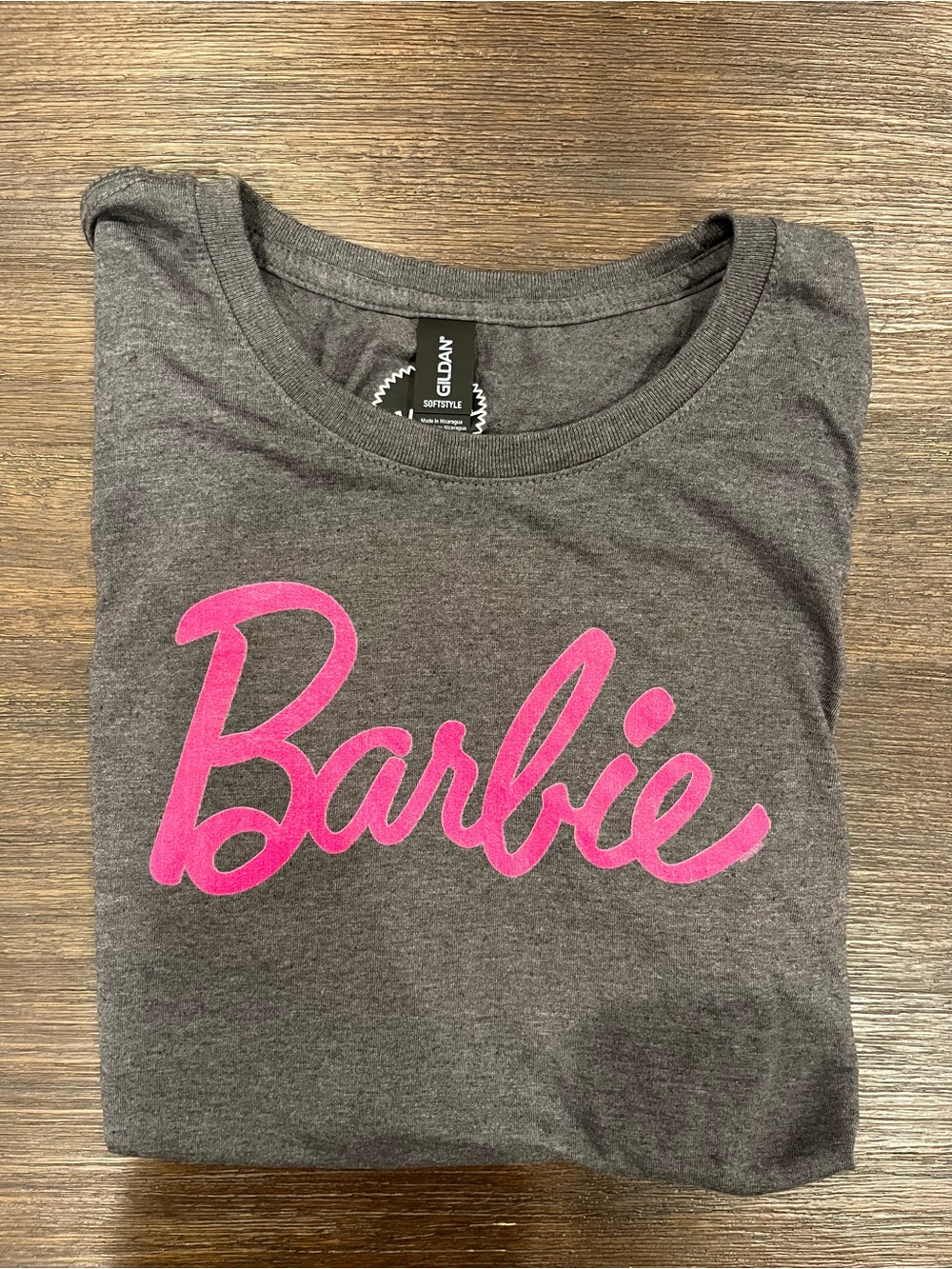Barbie Mattel Women’s Grey Graphic Tee | Size Small